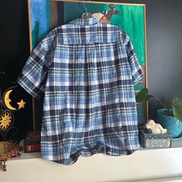 St. John's Bay Men's Blue and Black Plaid Shirt XL - Picture 12 of 12